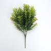 Flor falsa planta verde planta pequeña en maceta partición decorativa arreglo floral plástico pasto falso hoja de eucalipto helecho espárrago