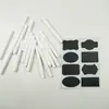 Pizarra Casera Adhesiva PVC Etiqueta Negra para Frascos de Especias, Transfronteriza Impermeable Borrable Manuscrita Desmontable