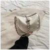 Bolso de Mujer Texturizado de Moda 2026 Primavera Nuevo Estilo Simple Moderno Brillante Elegante Bolso Cuadrado Pequeño Versión Coreana Bolso Cruzado de Nicho