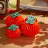 Enfeites de Caqui para Ano Novo e Festival da Primavera Pingentes Lanternas Pequenas Bolas de Favo de Mel Enfeites de Decoração para Casa Nova Pingentes Decorativos de Ano Novo