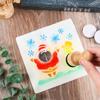 Nuevo Producto Transfronterizo Mango de Madera Sello de Esponja para Colorear Almohadilla de Tinta para Diario DIY Materiales para Difuminar Herramientas para Colorear Venta al por Mayor