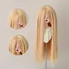 Fotos Reales del Fabricante: Pelucas para Muñecas BJD, Escala 1/3, 1/4, 1/6, Pelucas de Cabello Largo Liso de Seda Suave, Flequillo Largo, Piezas de Cabello sin Terminar
