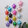 Yiwu Spot Globos de Película de Aluminio de Estrella de Cinco Puntas de 10 Pulgadas Arreglo de Cumpleaños Decoración de Festival Boda Globos de Película de Aluminio Venta al por Mayor