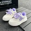 Zapatos de Lona para Niñas Suela Suave Tenis para Niños 2025 Estilo Otoño Zapatos Blancos de Estudiante Ligeros Versátiles Zapatos Casuales para Niñas