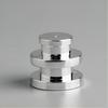 Nova tampa criativa para frasco de perfume calibre 15 calibre 13 material ABS PP tampa dourada galvanizada preta