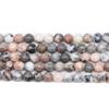 Contas soltas de pedra zebra em pó natural direto da fábrica, contas redondas, acessórios para pulseiras faça você mesmo, contas semiacabadas, atacado