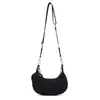 Bolsa Transversal Feminina, Bolsa de Ombro, Alça Larga de Corrente, Bolsa de Axila, Dois em Um, Versátil, Artística, Casual, Atacado Personalizado