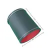 Barra de Cuero Color Taza Transfronterizo Negro Puro Más Terciopelo Silencioso Dados Taza de Dados Juego Batidor Recto Dados