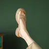 Super Cómodos~ Populares Sandalias Abiertas de Punta Redonda con Suela Gruesa para Mujer, Verano 2026 Zapatos Casuales Versátiles de Suela Suave con Tacón de Bloque