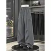 Pantalones de Esquí Impermeables con Forro de Terciopelo para Otoño e Invierno para Hombre, Marca de Moda, Pantalones Cargo Rectos Holgados para Exteriores, Pantalones Casuales Gruesos