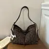 Bolso tote minimalista y casual estilo coreano para mujer, nueva colección 2026, gran capacidad, diseño de lunares, bolso de hombro y mochila para ir al trabajo