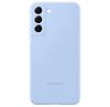 Para Samsung original S22U silicone líquido caso do telefone móvel S22 + caixa protetora de borda completa S22 cor sólida caso traseiro