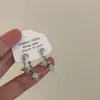 Un Par de Pendientes de Estrella de Zirconia para Mujer, Pendientes de Moda Elegantes y de Alta Gama con un Estilo Moderno y Único Que Se Pueden Usar de Dos Maneras