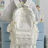 Mochila Ins Estilo Japonés Campus Viaje Versátil Bolsa Escolar para Estudiante Femenina Linda Casual Moda Mochila de Gran Capacidad