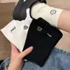Calcetines Calcetines para Mujer Otoño e Invierno Calcetines de Media Pantorrilla Moda Rayas Simples Trendy Calcetines Estilo Preppy Transpirables Absorbentes de Sudor Calcetines Deportivos