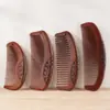 Peine de Madera Tallada de Sándalo Rojo Natural con Mango Largo, Peine de Dientes Anchos, Caja de Regalo, Reunión Anual, Regalo del 38º Festival, Peine Masajeador para Mujeres