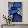 Pintura Decorativa Moderna de Lujo Ligero para Fondo de Sofá de Sala de Estar, Mural de Pared de Arte Abstracto, Pintura Colgante de Alta Gama para Vestíbulo de Entrada
