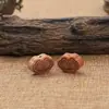 Escrituras Esculpidas em Madeira de Agarwood Sândalo Vermelho Contas Auspiciosas Ruyi Xiangyun Balde Contas DIY Contas Budistas Acessórios para Joias