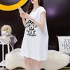 Camiseta sin mangas de algodón puro estilo coreano, longitud media, diseño de verano para mujer, nicho, estampado interesante, top holgado de moda, moderno