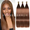 Comércio Exterior Extensões de Cabelo Europeu e Americano Cabelo Longo Liso 44 polegadas Cabelo Liso a Granel Fibra Química Tiras de Cabelo Liso