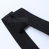 Blanco y Negro Banda Elástica Lisa de Alta Elasticidad Banda Elástica para Zapatos Borde de Bloqueo de Banda Elástica Lisa Usada como Cinturón Gruesa y Duradera