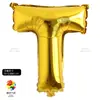 Globo Alfanumérico Mediano Dorado y Plateado de 32 pulgadas Decoración de Cumpleaños Papel de Aluminio Fiesta de Bodas Set de Película de Aluminio Arreglo Globo