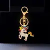 Lindo Llavero de Tela Incrustado con Diamantes Diseño Retro de Elefante Nuevos Accesorios de Animales Franceses Nicho Colgante Accesorios