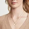 Collar Colgante de 26 Letras Transfronterizo, Moderno, Sencillo, Diseño de Nicho, Cadena para Clavícula Versátil para el Uso Diario para Mujeres