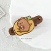 Pinzas Onduladas para el Cabello de Colores Caramelo, Lindos Dibujos Animados Estilo Japonés Dulces y Suaves Pinzas para Flequillo de Niña, Pasadores Versátiles, Pinzas para Accesorios del Cabello