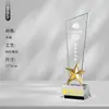 Trofeo de Cristal Estudiante Graduación Creativo Empleado Destacado Honor Niños Escolares Baloncesto Deportivo Grabado Ceremonia de Premiación
