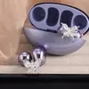 Adequado para Fones de Ouvido Freeclip, Fivela de Diamante, Fivela de Clipe de Orelha de Pérola Borboleta, Nicho, Doce, Exquisito, Compacto e de Alta Qualidade