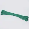 Cuerda de Poliéster de Colores Cuerda Redonda con Núcleo de Poliéster Cuerda Decorativa Hecha a Mano para Manualidades Tendedero Cuerda de Fijación para Tienda Cuerda de Amarre