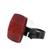 Reflector delantero para bicicleta de montaña reflector trasero para bicicleta accesorios de luz faro nocturno señal de advertencia luz trasera