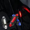 Luz Trasera de Bicicleta Carga USB Luz Trasera de Seguridad para Ciclismo Nocturno Luz LED para Tubo de Sillín Luz para Bicicleta de Montaña Ciclismo al Aire Libre
