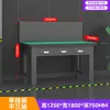 Banco de trabajo antiestático, Banco de trabajo para montador de alta resistencia, Mesa de operación para inspección de calidad para taller de mantenimiento, Banco de trabajo para línea de ensamblaje con luz y doble rejilla