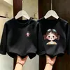 Camiseta de manga larga para niña, algodón puro, nueva y elegante camiseta de otoño para niños 2026, camiseta básica de otoño para niña pequeña