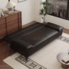 Sofá Cama de Cuero Resistente a Arañazos de Gato, Sofá Plegable de Doble Uso para Sala de Estar y Dormitorio, Adecuado para Apartamentos de Alquiler Sencillos y Apartamentos Pequeños, Sofá Doble