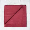 Algodón Slub Transfronterizo Borde Cerrado Tela para Servilletas Boca Tela Fiesta Festiva Tela para Boca Gourmet Decoración de Mesa Venta Caliente Fabricantes