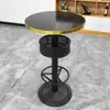 Conjunto de Mesa e Cadeiras de Bar, Mesa Alta Simples Retrô, Bar Tranquilo, Bar Lounge, Ktv, Balcão de Bar Montado na Parede