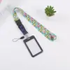 Lanyard Animado Planeta Transfronterizo Portatarjetas Correa Estudiante Hebilla de Dibujos Animados Combinación Insignia de Trabajo Cuerda para Teléfono Móvil