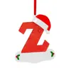Decoración Navideña 2D Transfronteriza Letras Árbol de Navidad Colgante Yikoulian 26 Letras Decoración Navideña Festiva para el Hogar