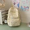 Mochila Tie-Dye Moderna Estilo Japonês para Meninas, Mochila Versátil Leve de Moda Coreana para Estudantes do Ensino Fundamental