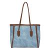 Bolsa Texturizada Estilo Coreano 2025 Nova Bolsa de Ombro Simples Grande Capacidade Casual Roupa de Trabalho Axila Mão Tote