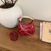 Bolsa de Mão/Ombro/Transversal Feminina Fashionável 2026 Nova Tendência Renda Poá Laço