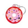 Llavero Colgante de Dibujos Animados Rosa Transfronterizo Regalo, Llavero Personalizable con Logo, Colgante Llavero de Goma Suave PVC, En Stock