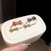 Anillo Abierto de Zirconia con Lazo Estilo Coreano, Exquisito, Dulce, Moderno, Elegante Anillo para Dedo Índice, Lujo Ligero, Sensación de Alta Gama, Joyería para Mujer