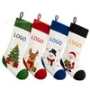 Calcetines de Navidad Personalizados con Bordado de Nombre para Miembros de la Familia, Suministro al por Mayor para Suministro Transfronterizo de Amazon