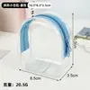 Bolsa Personalizada para Exibição de Bonecos de Algodão com PVC de Alta Transparência, Bolsa para Exibição de Bonecos Pop Mart, Bolsa de Viagem à Prova de Poeira para Armazenamento Externo