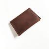 Billetera tarjetero de cuero Crazy Horse retro europeo y americano, tarjetero simple de piel de vaca, monedero, bolsa para estación independiente de Amazon transfronteriza
