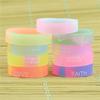 Titular de Tarjeta con Hebilla de Anillo de Silicona Luminoso para Mujer Anillo Luminoso Antideslizante Resistente al Desgaste Anillo de Silicona Antideslizante Personalizado Set de Anillos para Uñas
